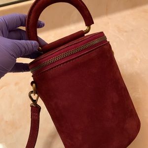 Madewell suede bucket bag